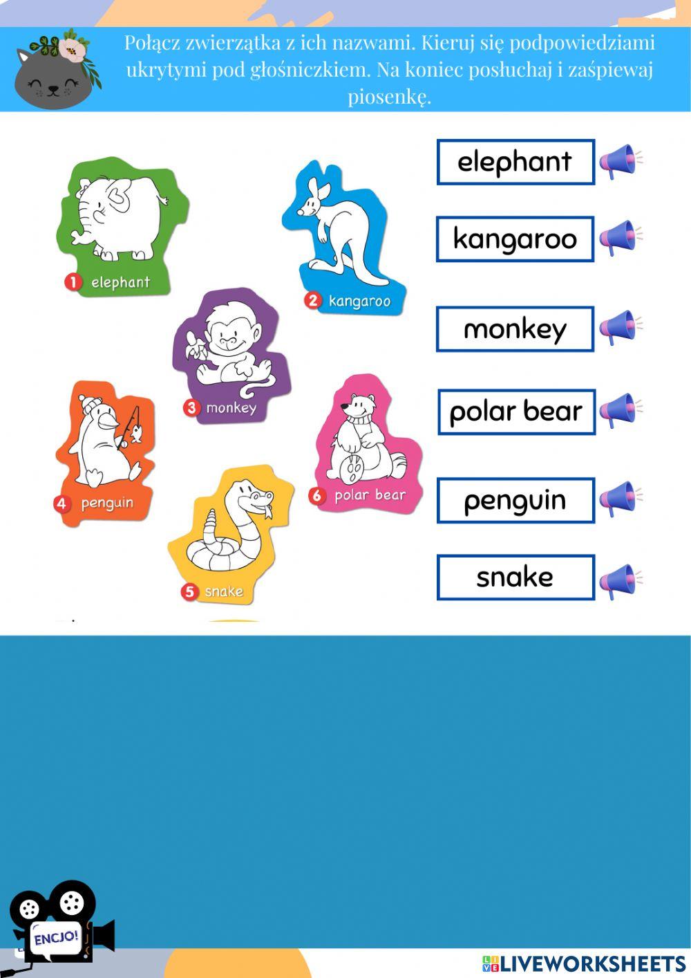 Animals. Lets go to the zoo