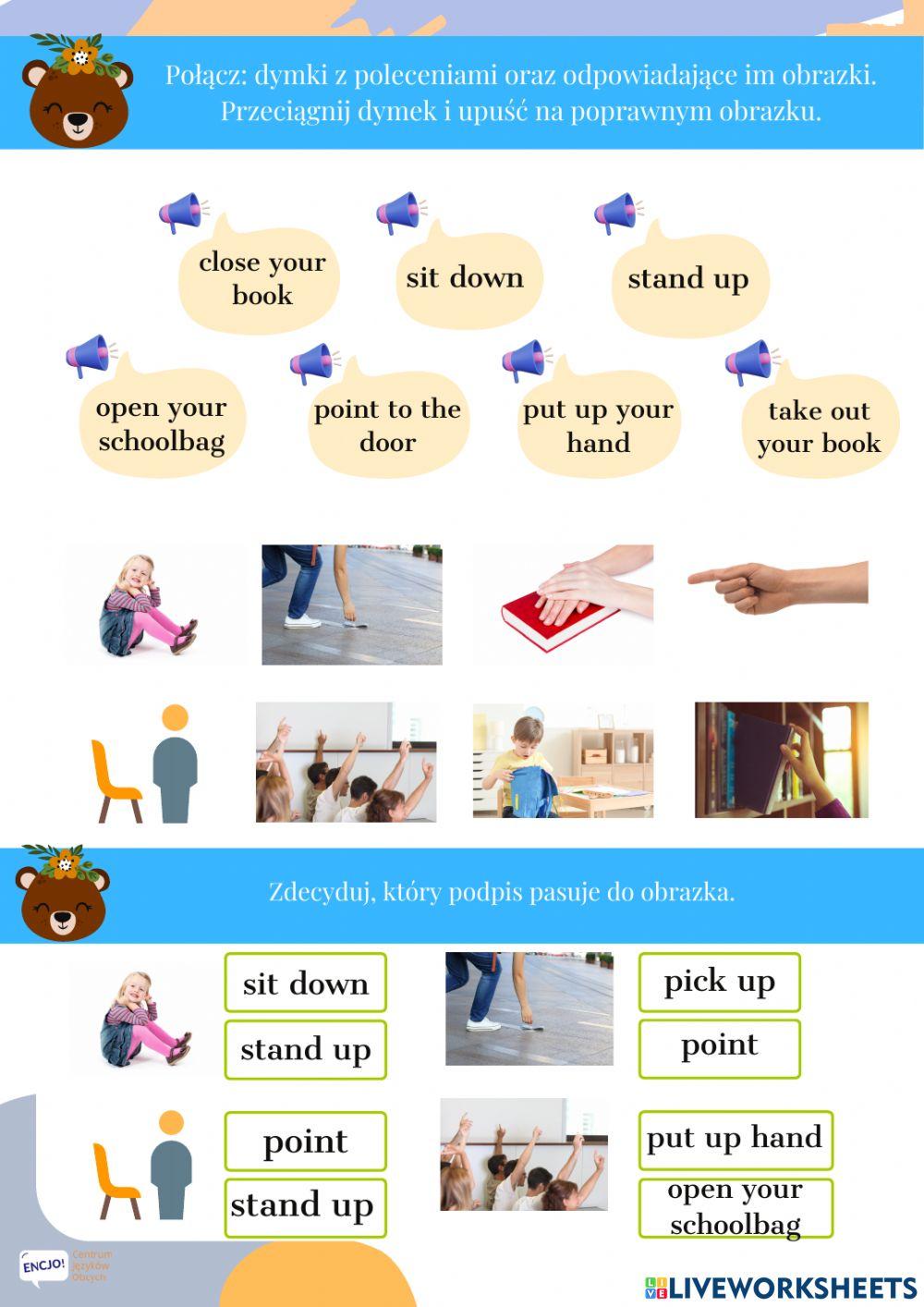 School objects. Classroom language. IW1 Unit 1