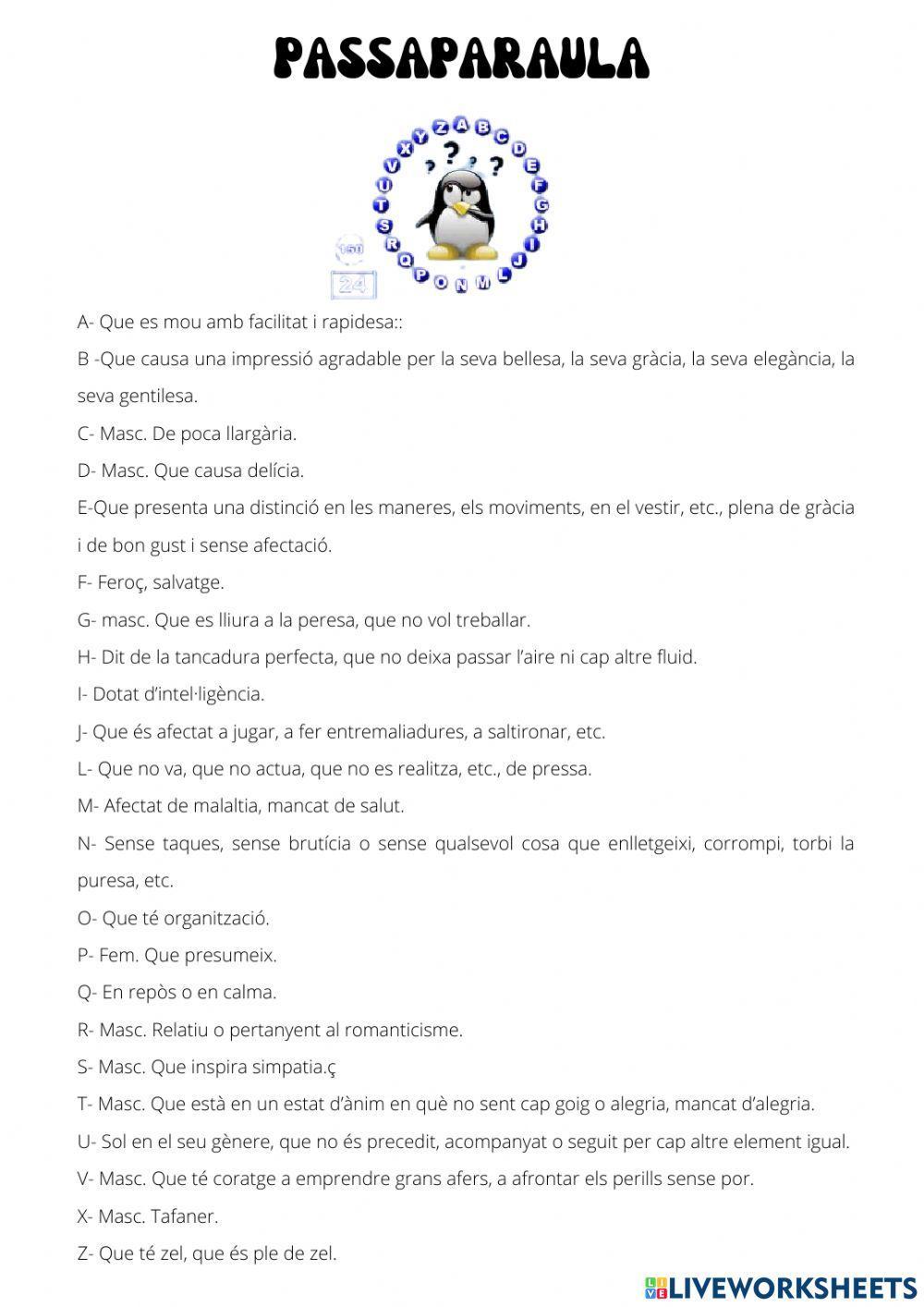 L'adjectiu passaparaula