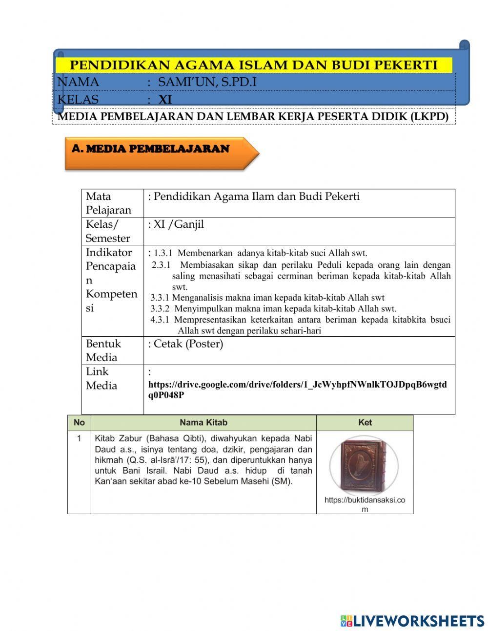 Pendidikan Agama ISlam