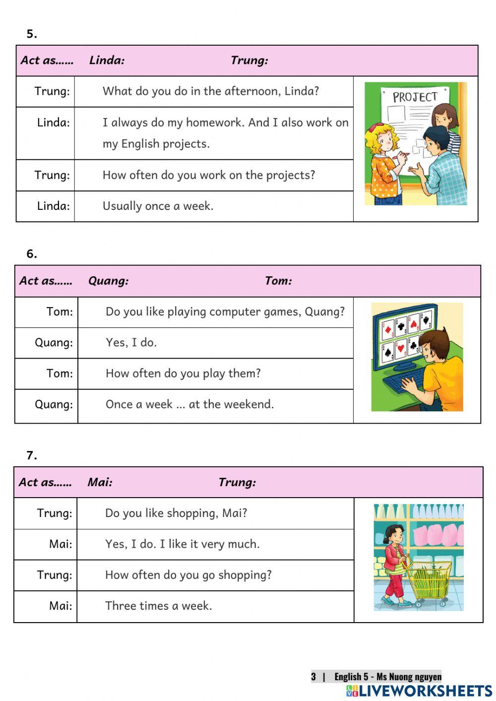 E5U2 (speaking) I always get up early -nuongnguyen