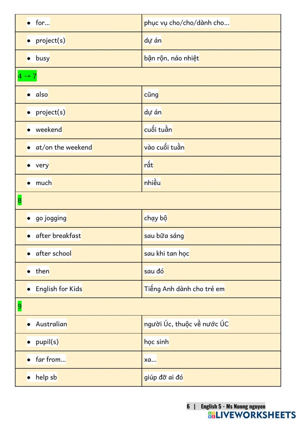 E5U2 (speaking) I always get up early -nuongnguyen