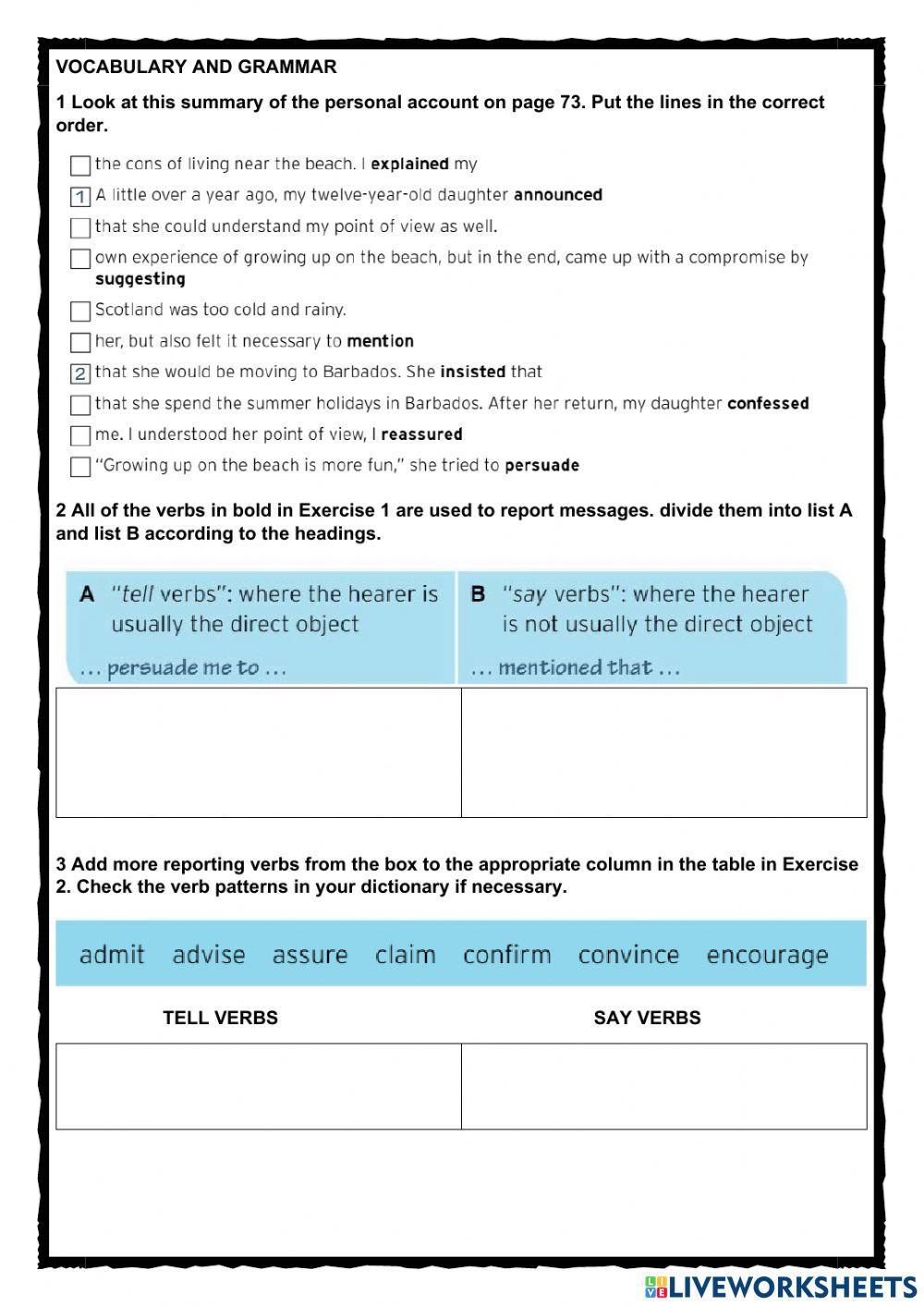 Usmp upper interm unit 7 vocabulary and grammar