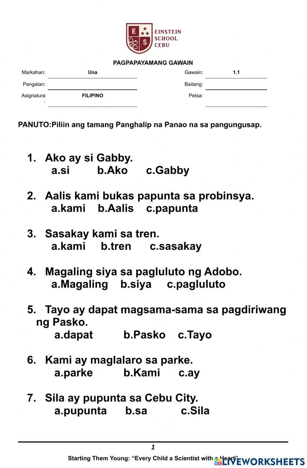 Panghalip Na Panao Exercise Live Worksheets vrogue co Panghalip Na Panao Exercise Live Worksheets vrogue co
