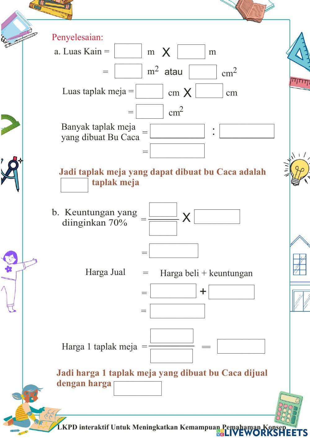 LKPD 1 ARITMATIKA SOSIAL