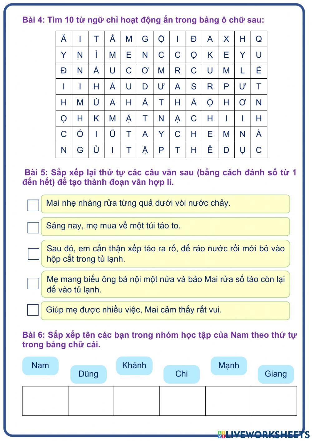 Tiếng Việt 2 (Tuần 2)