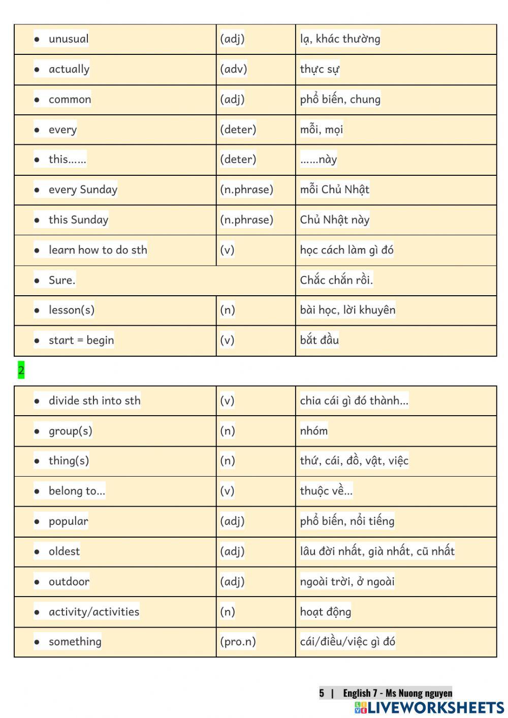 E7U1 (speaking) My hobbies (new) -nuongnguyen