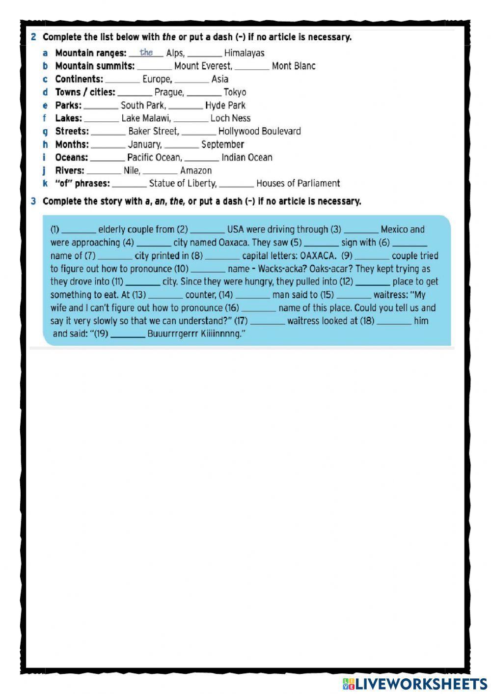 Usmp upper interm unit 7 articles