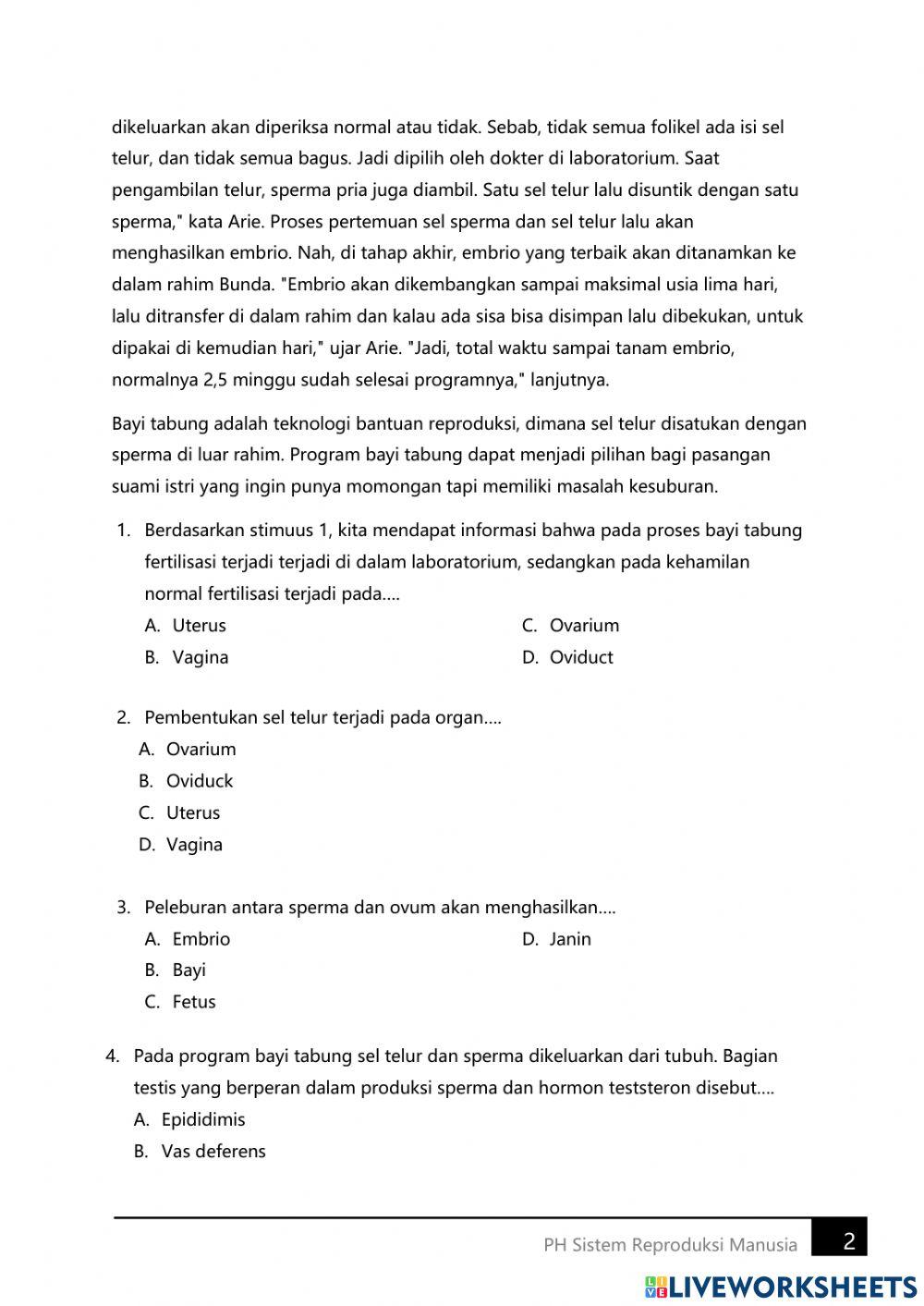 PH Sistem Reproduksi 9A
