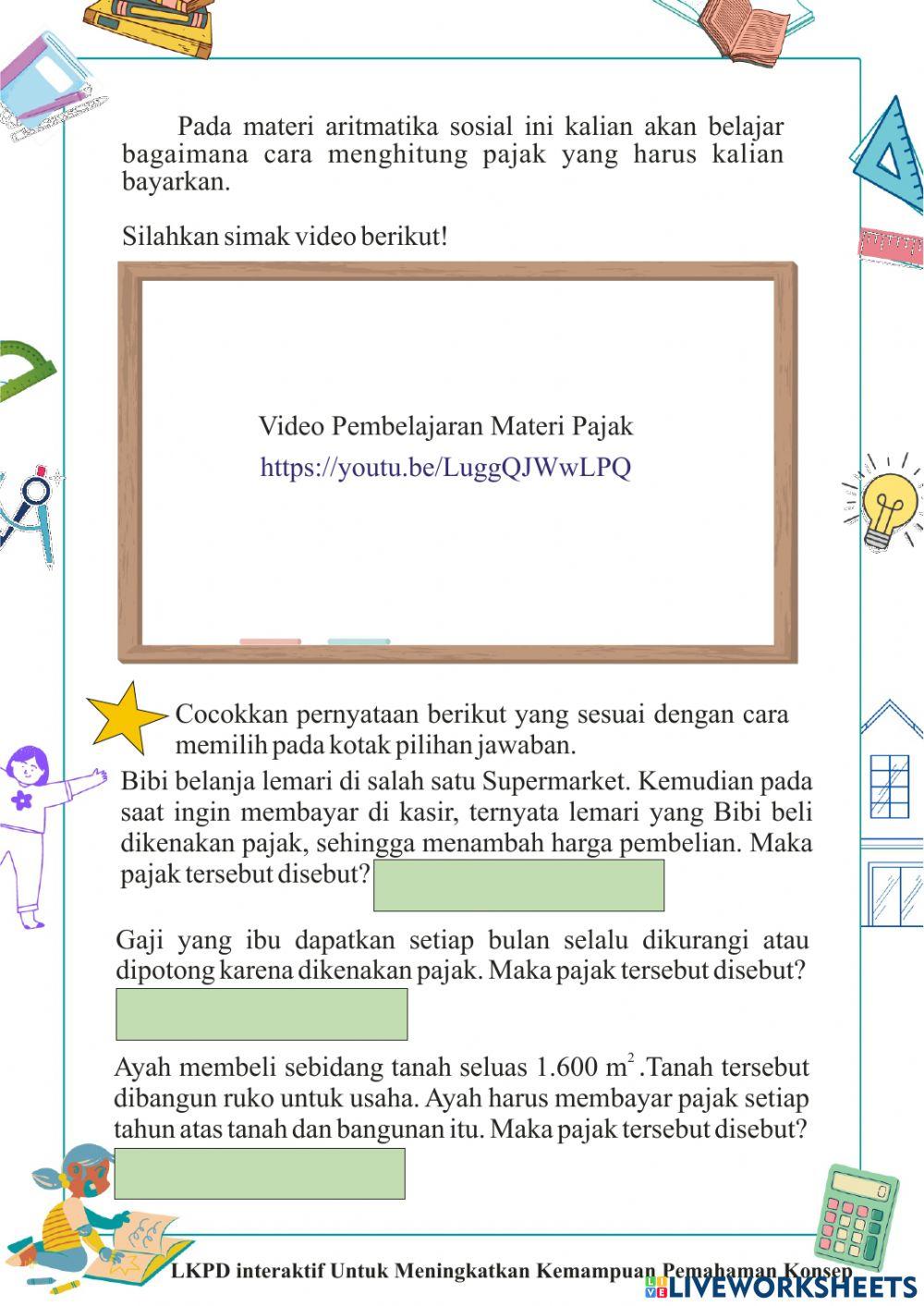 LKPD 3 ARITMATIKA SOSIAL