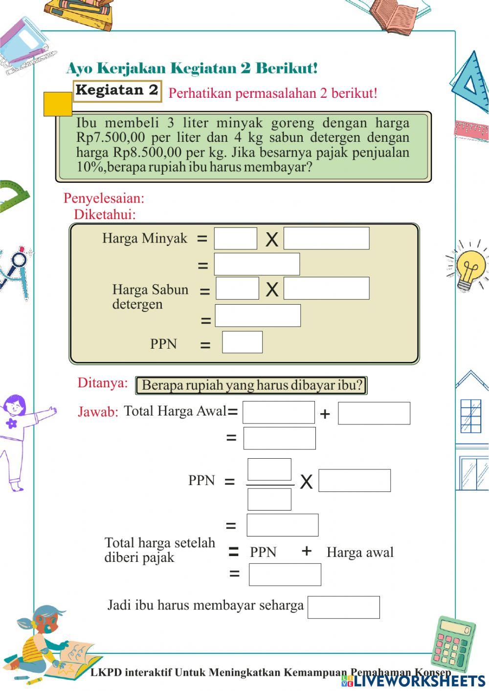 LKPD 3 ARITMATIKA SOSIAL