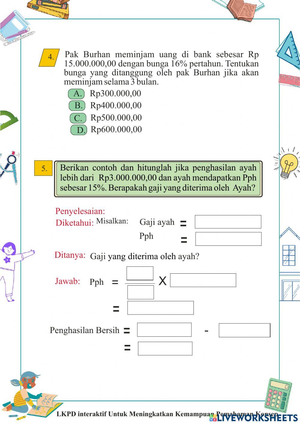 LKPD 3 ARITMATIKA SOSIAL