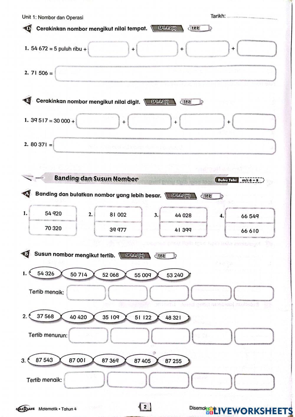 Matematik Tahap Satu