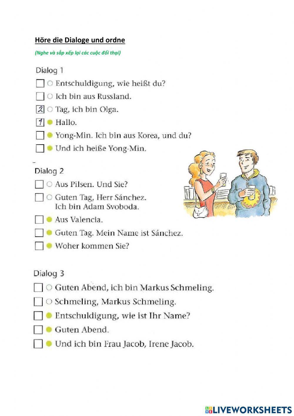 A1 Lek1 Hören und Sprechen Ü4