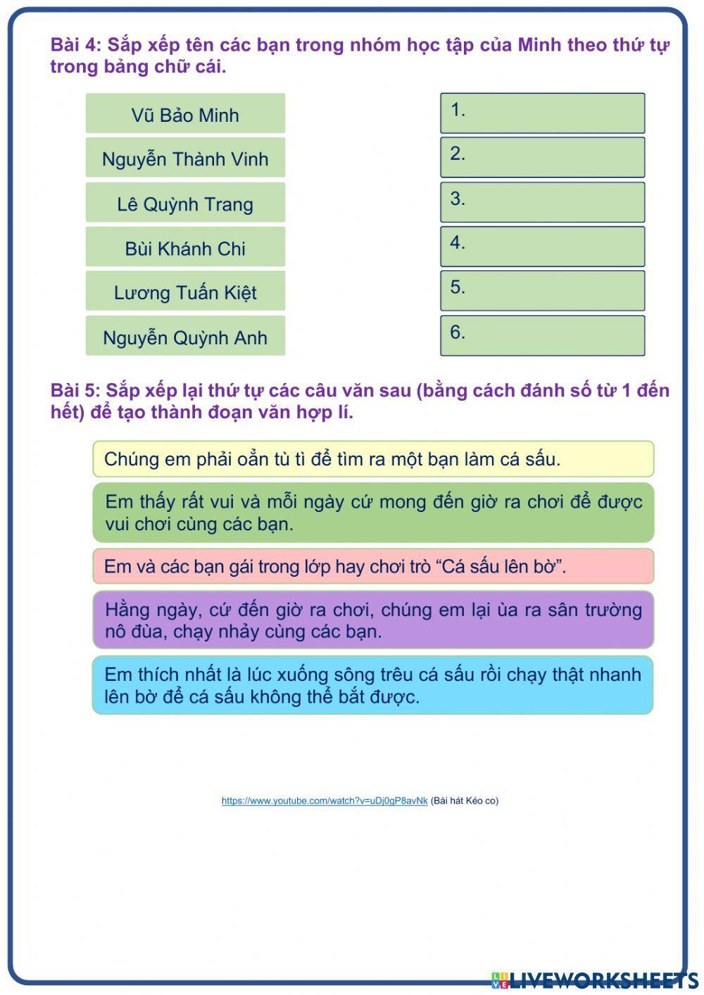 Tiếng Việt 2 (Tuần 4)