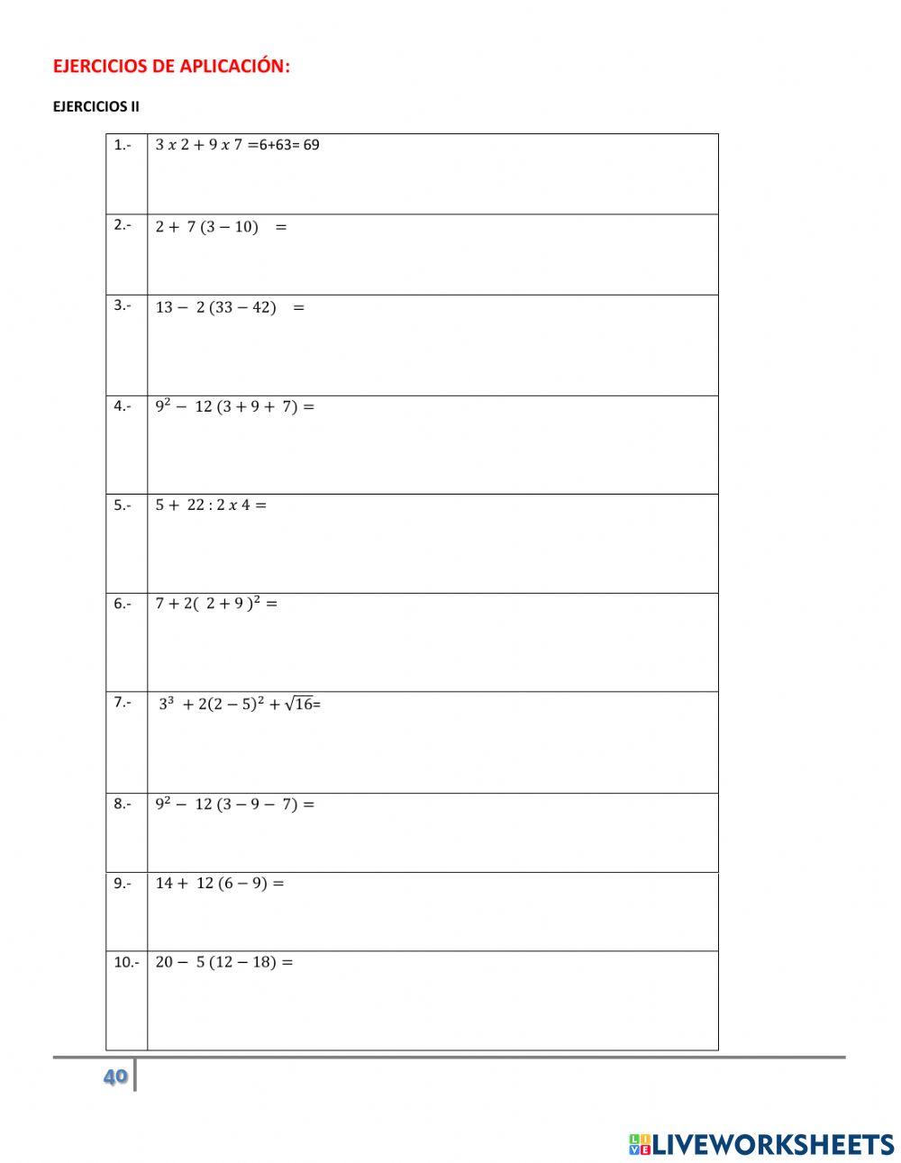 Jerarquía de operaciones