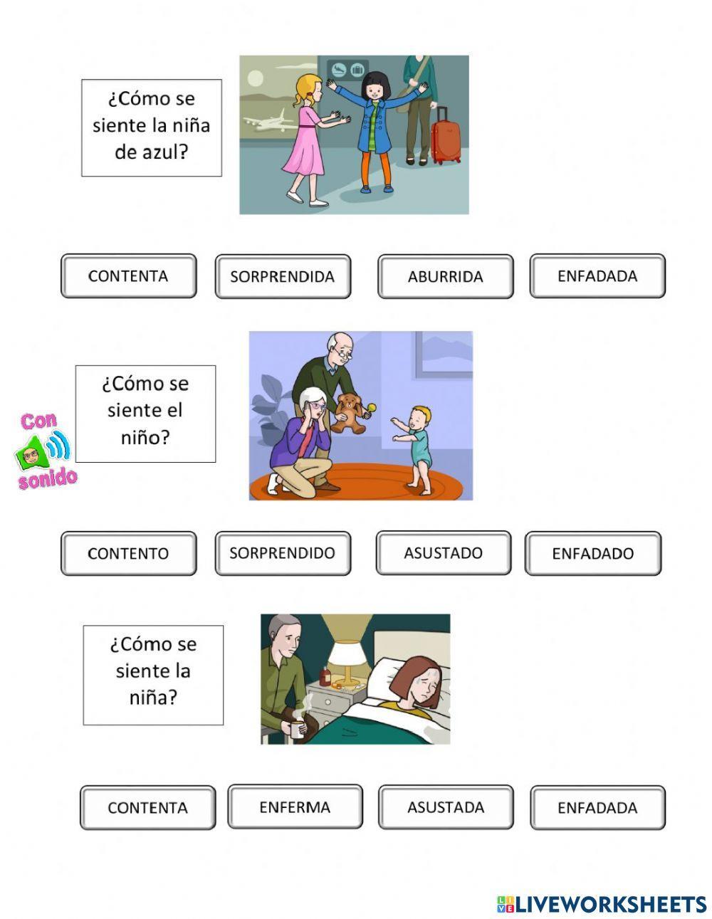 ¿Cómo estás + emoción?