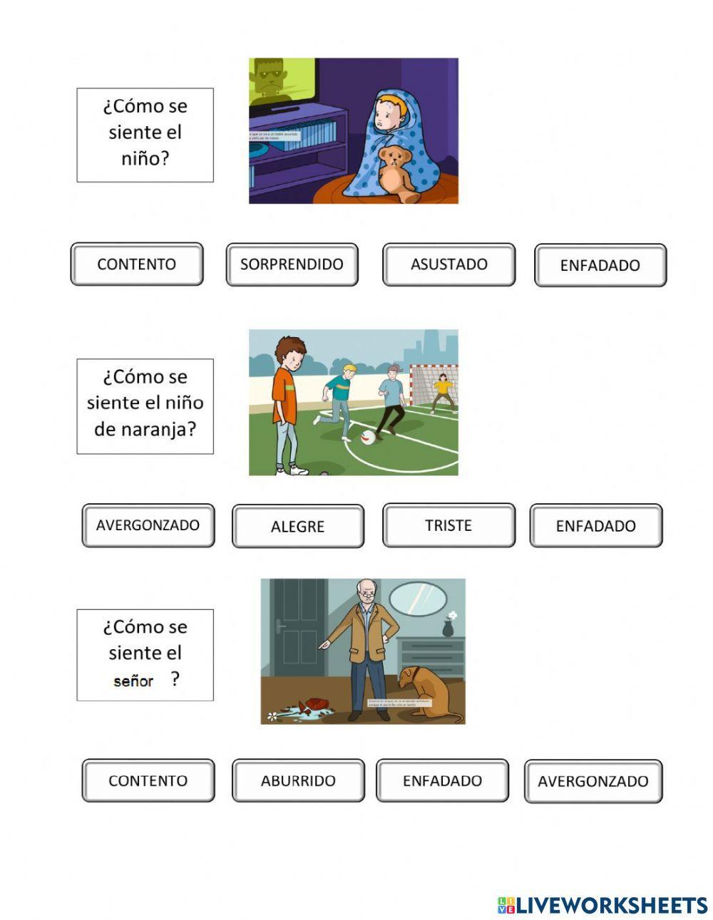 ¿Cómo estás + emoción?