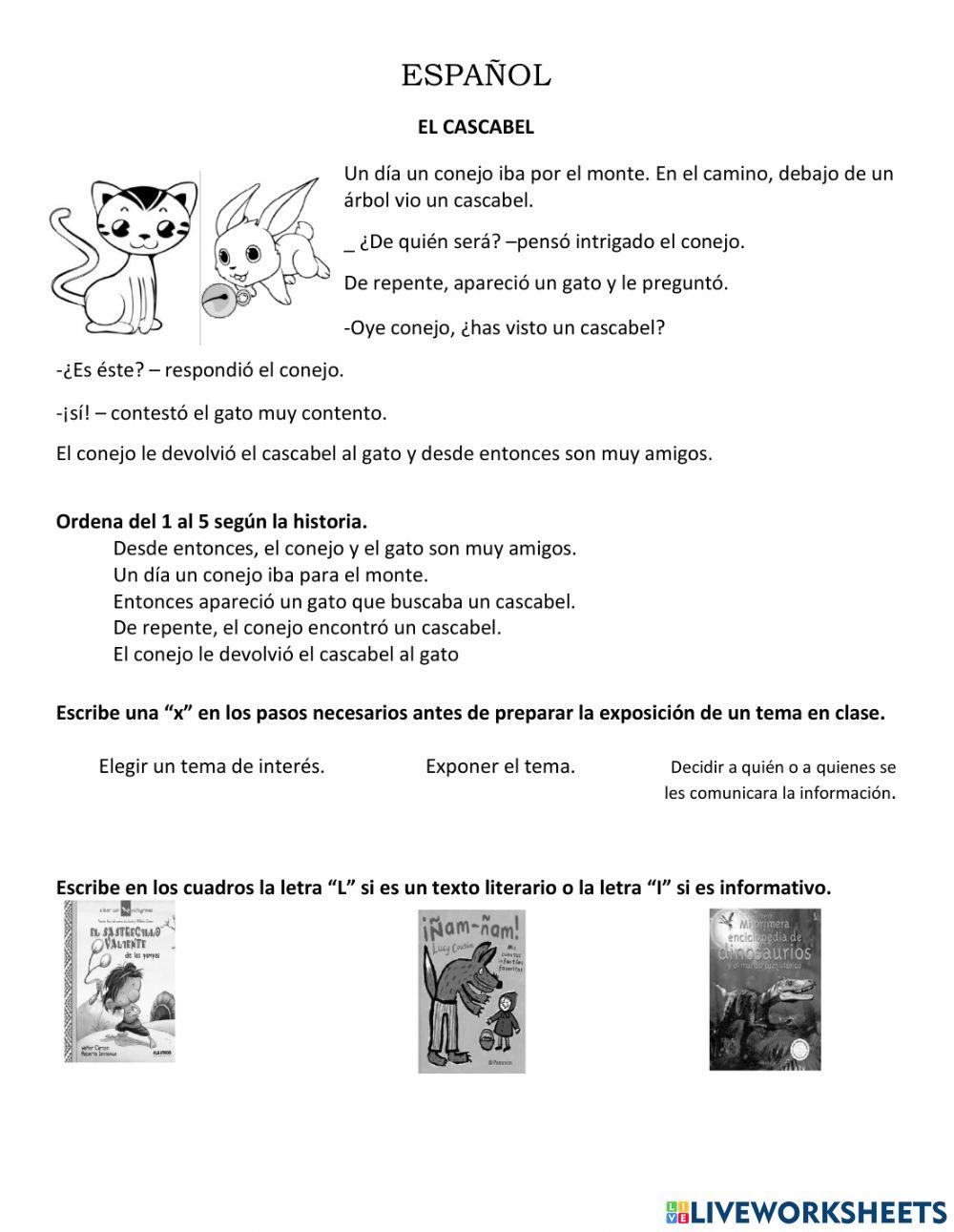 Diagnostico Español 3°