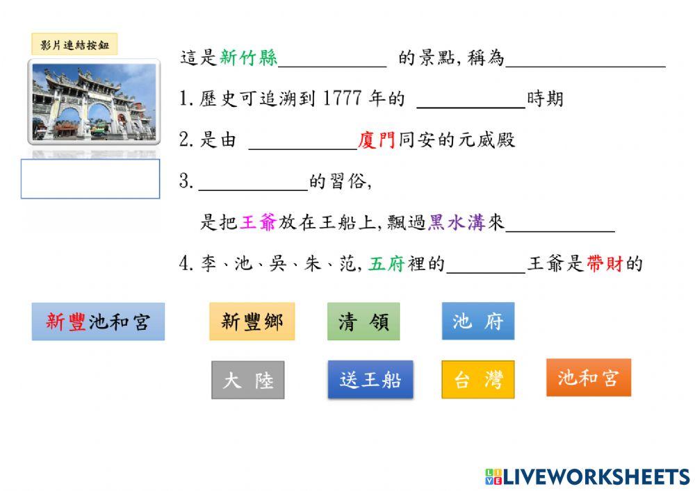 新竹縣鄉鎮歷史景點-新豐湖口新埔芎林
