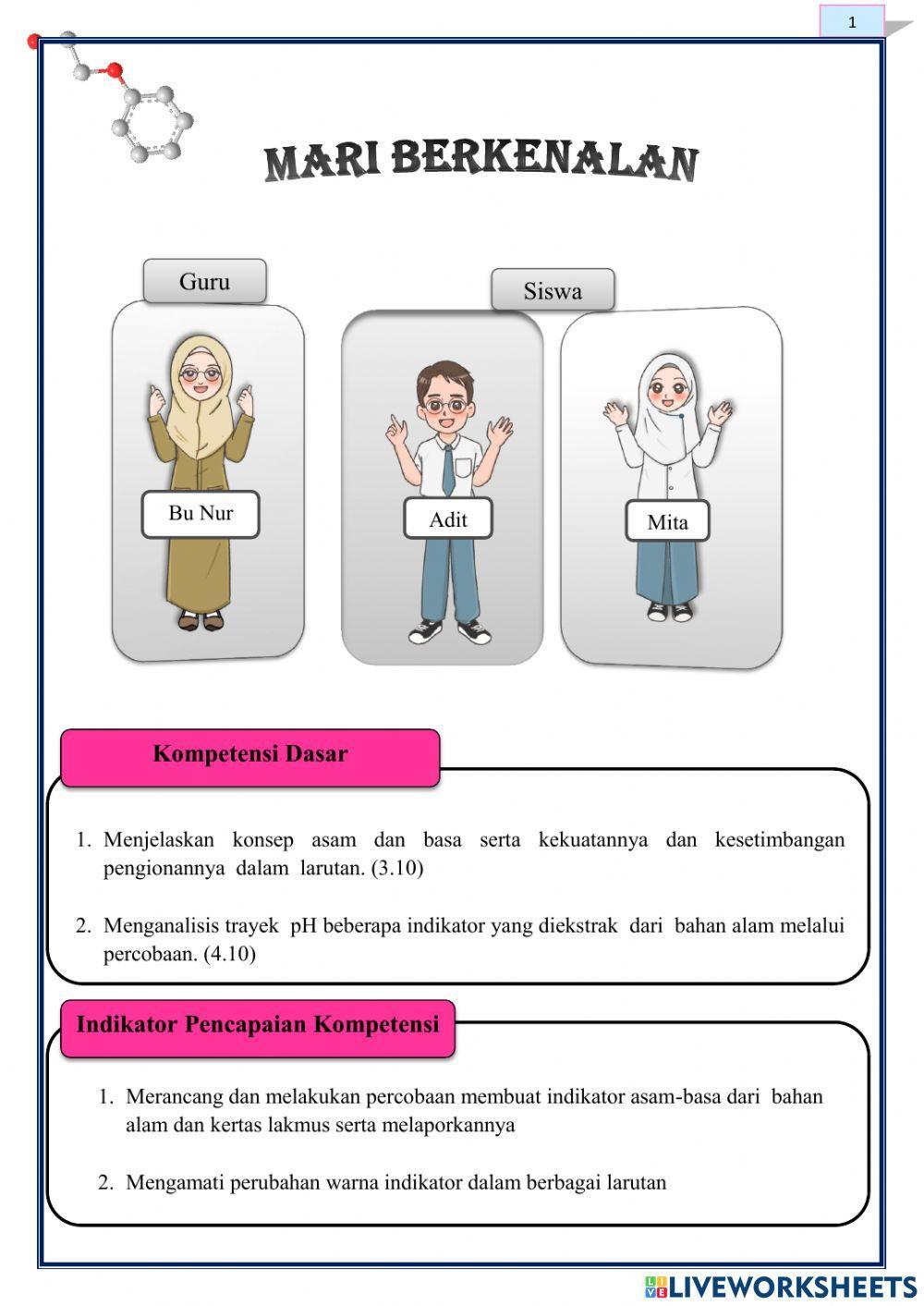 LKPD 2. Indikator Asam Basa Part 1