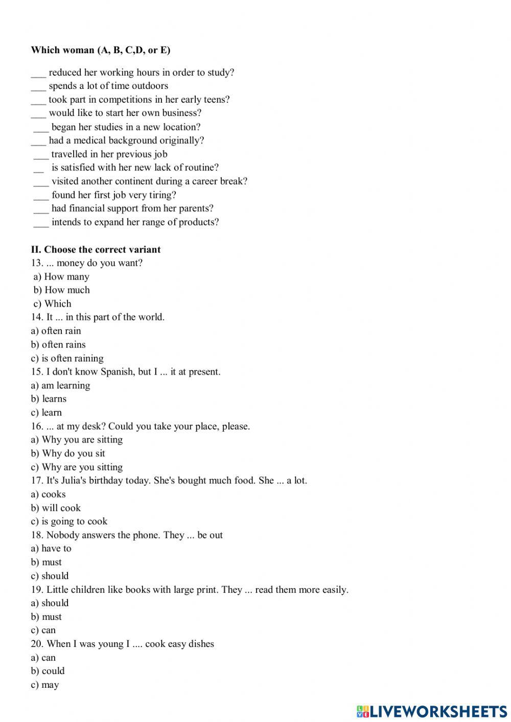 Reading | LiveWorksheets | 2148726