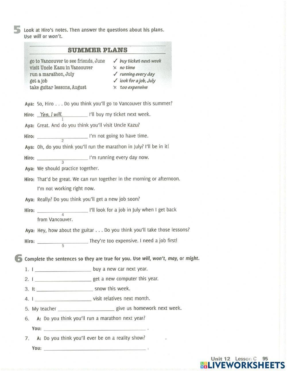 Mien Unit 12 Lesson C