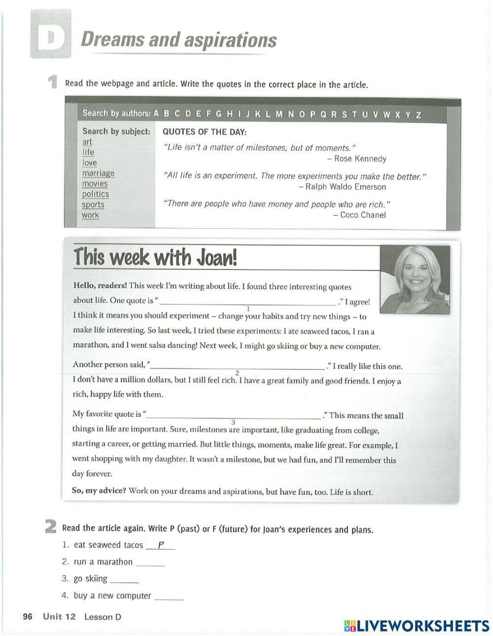 Mien Unit 12 Lesson D