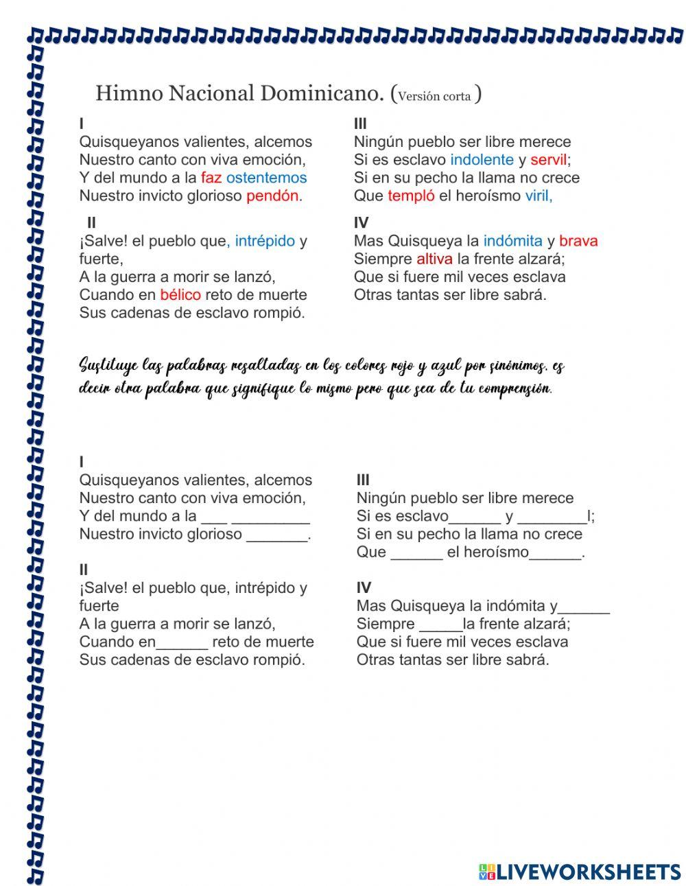 Himno Nacional Dominicano