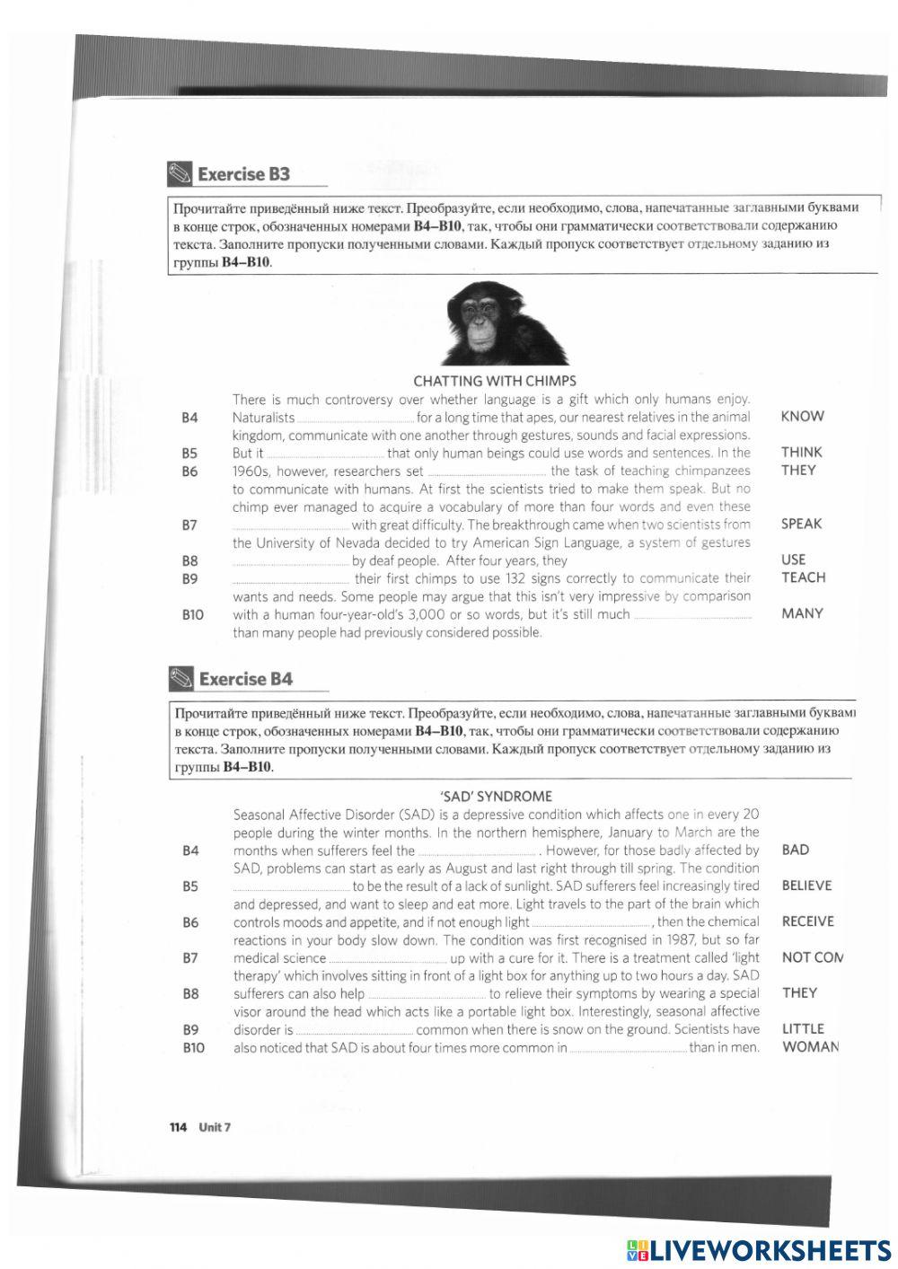 Grammar for the Unified State Exam, part 1