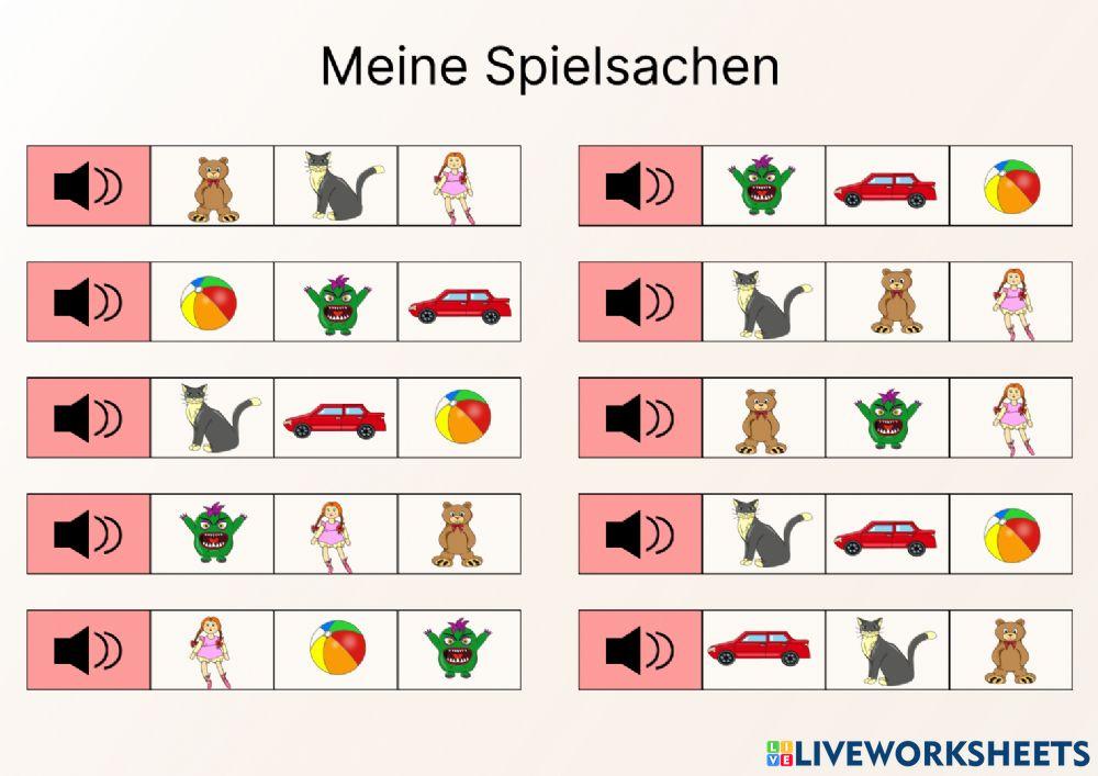 Meine Spielsachen