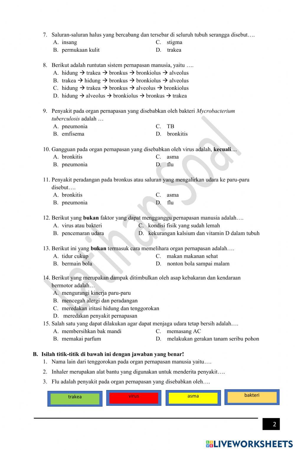 IPA KD 3.2 Tema 2 kelas 5