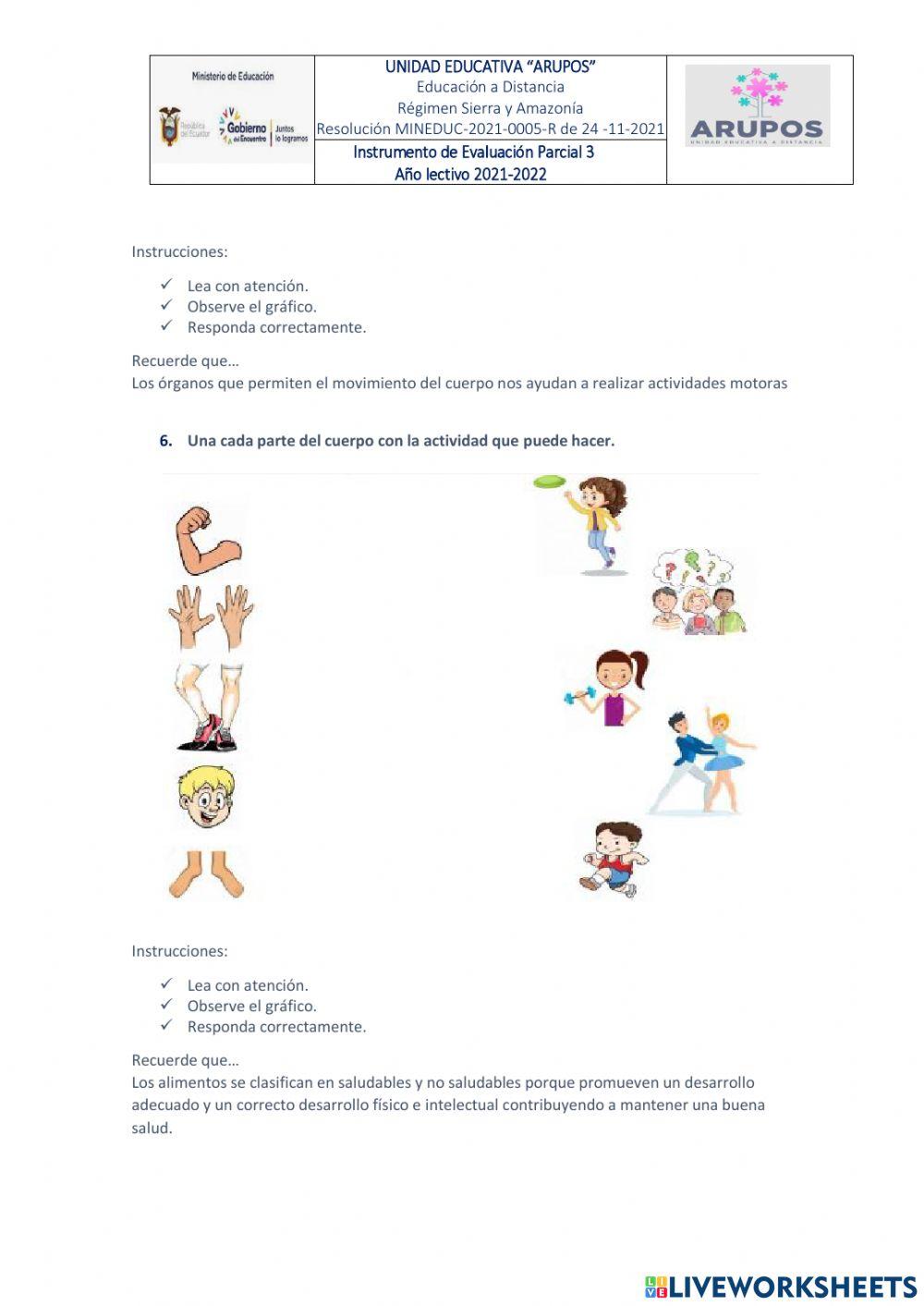 Evaluación diagnostica