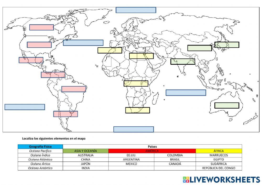 Mapa físico-Político