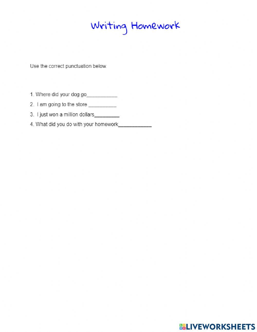 Homework Week 3 Wednesday