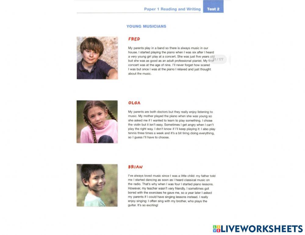 Reading-Multiple choice-2