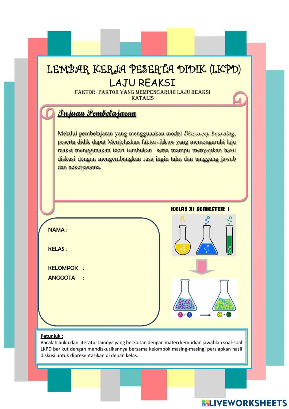 E-lkpd faktor katalis