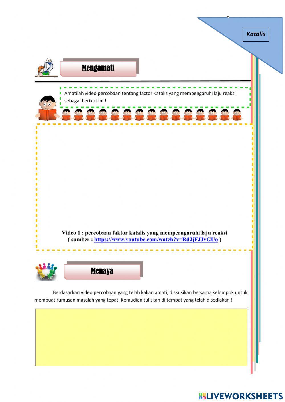 E-lkpd faktor katalis