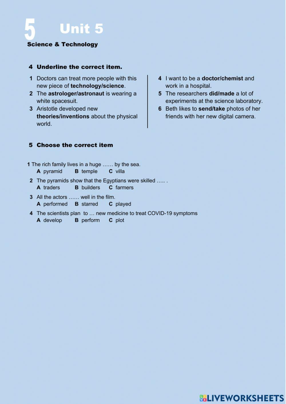 Jobs (vocabulary test)