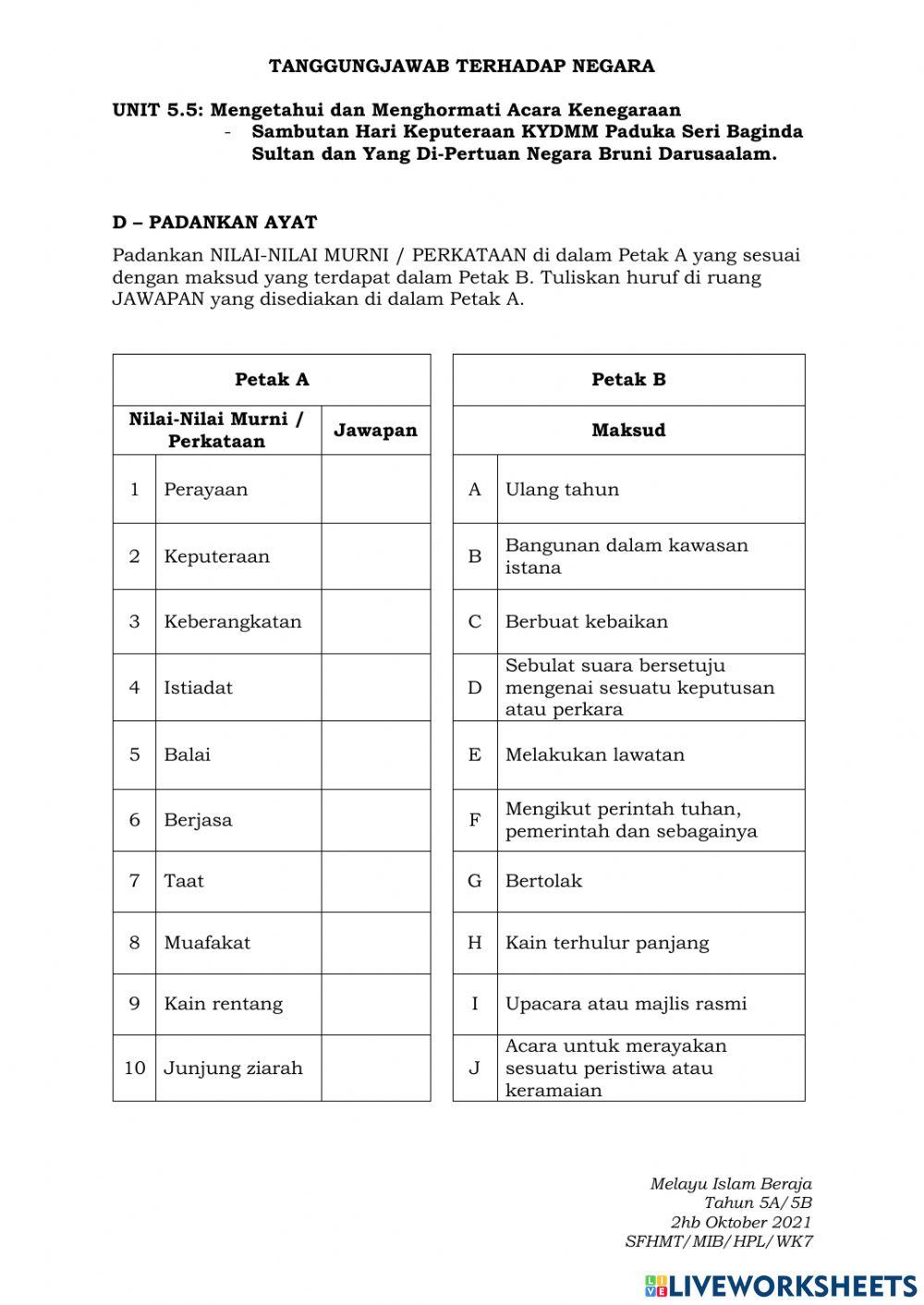 Unit 5.5 MENGETAHUI DAN MENGHORMATI ACARA KENEGARAAN