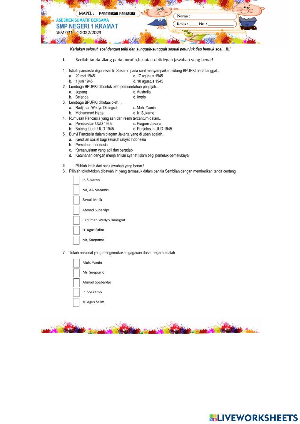 Pendidikan pancasila