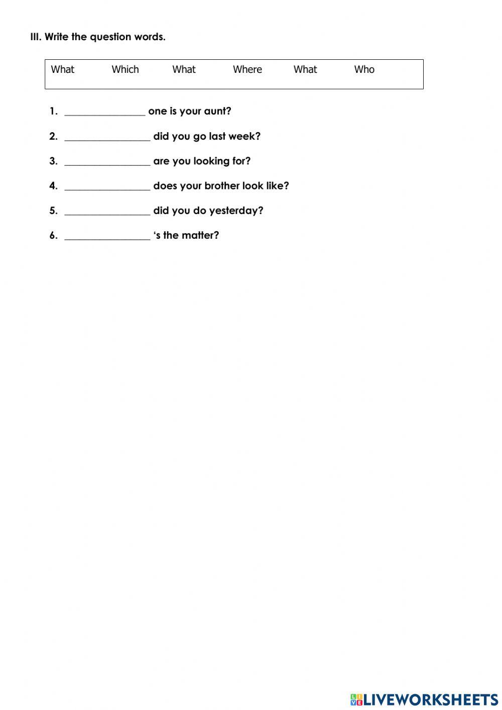 Adjectives (ed & ing)