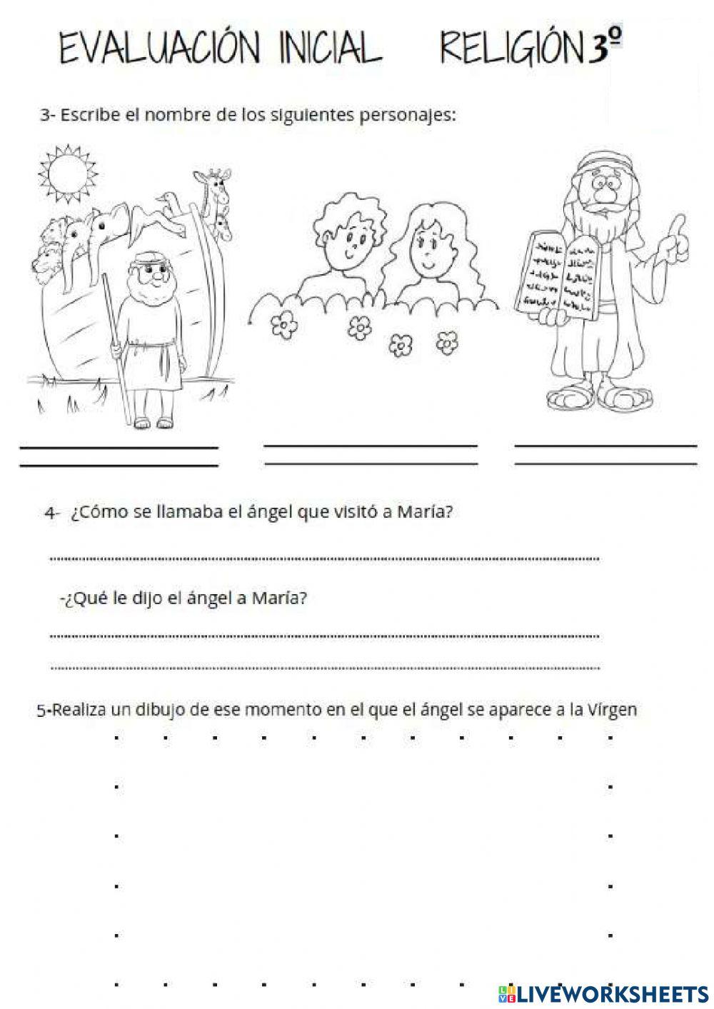 Evaluacion inicial 3º