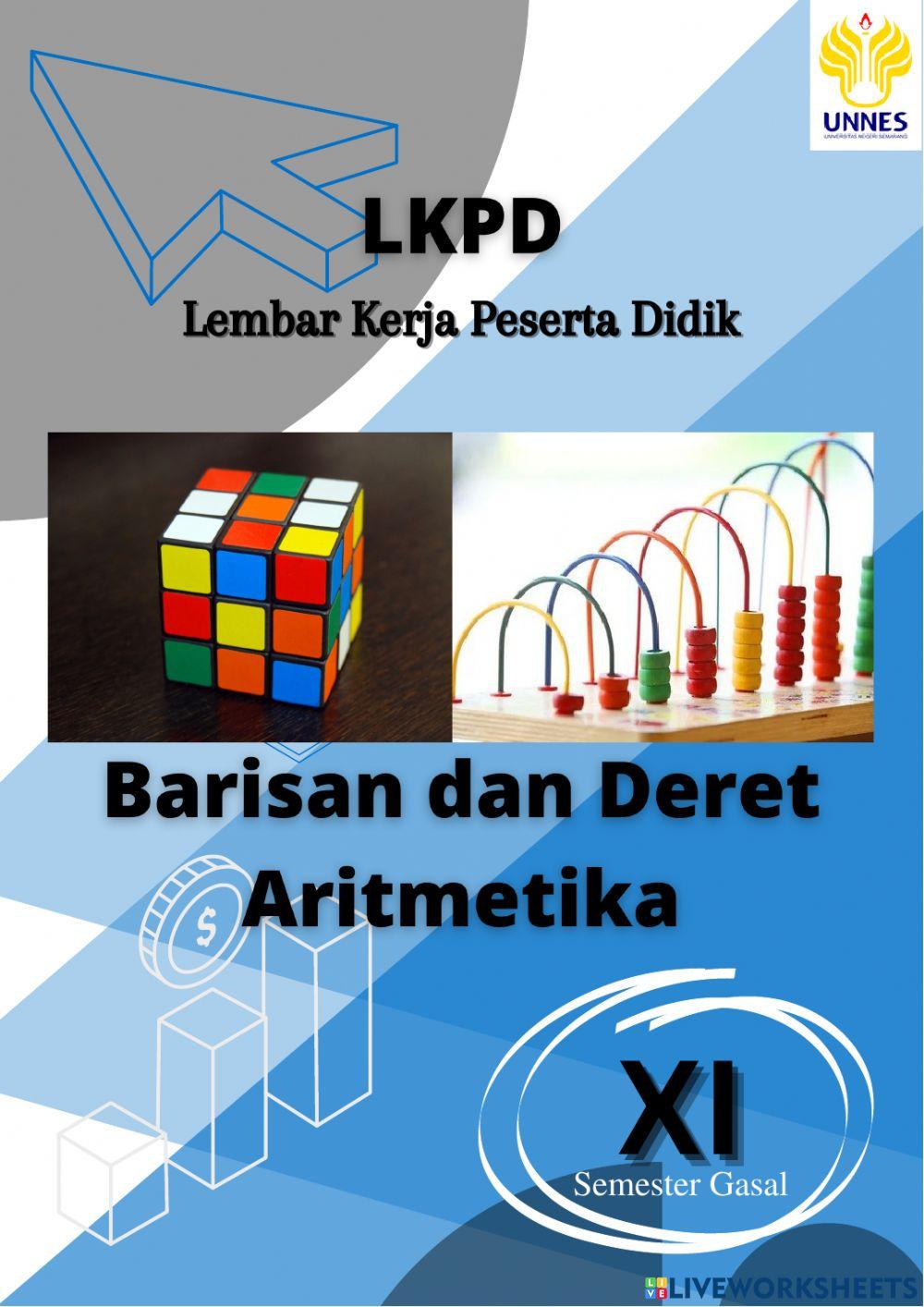 LKPD Barisan dan Deret Aritmetika