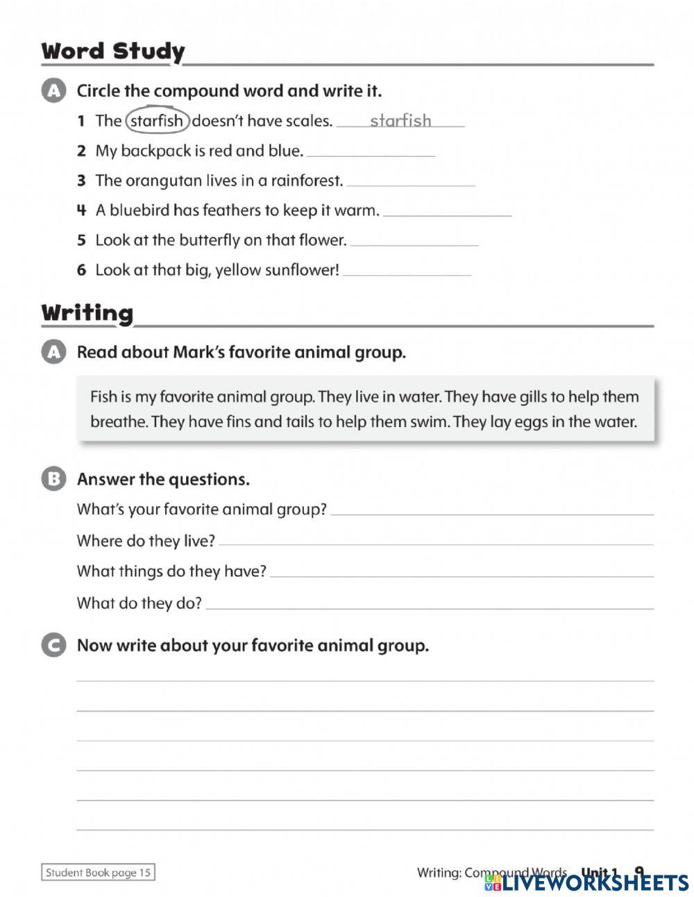 Oxford Discover 2 - unit 1 WB