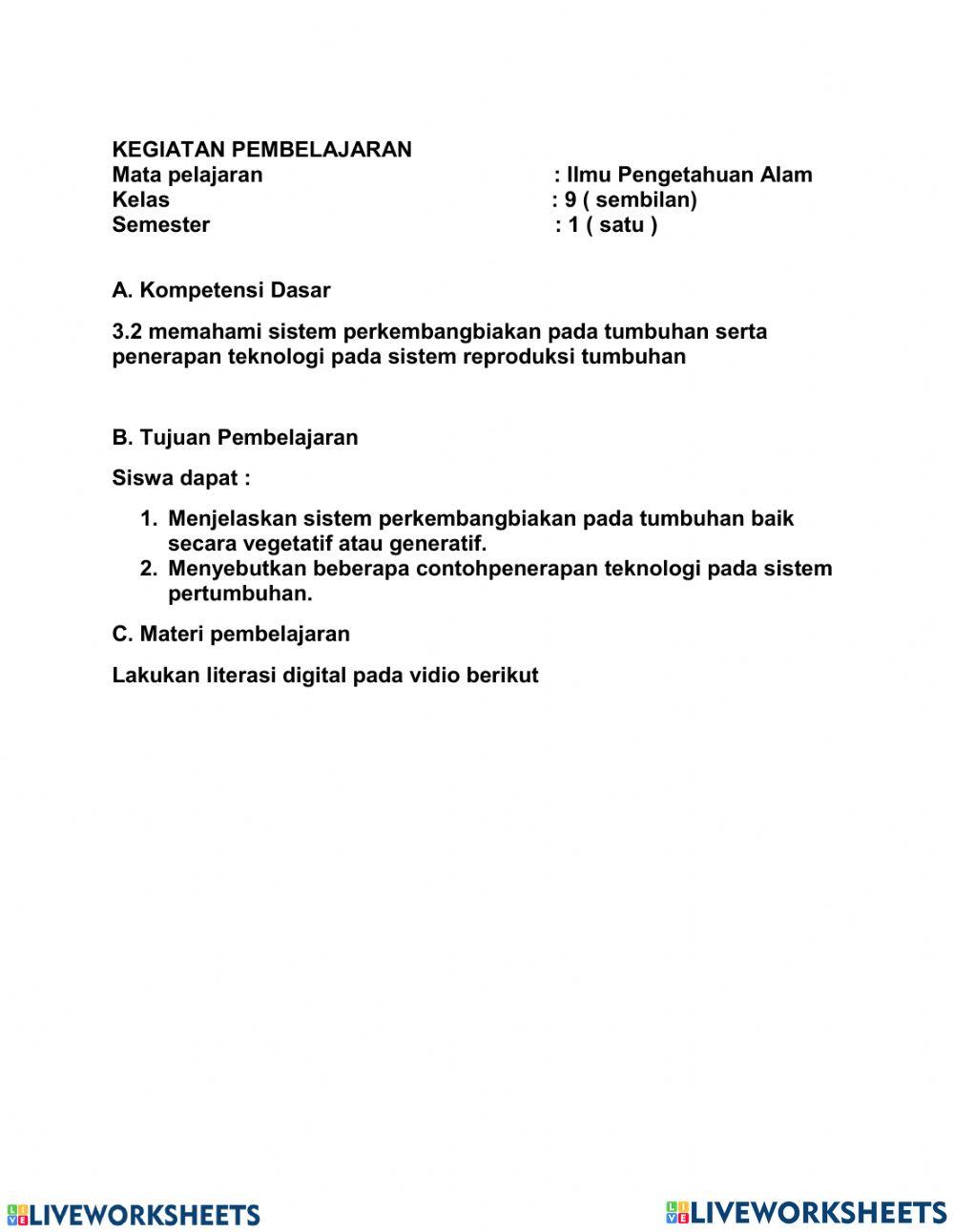 Perkembangbiakan tumbuhan