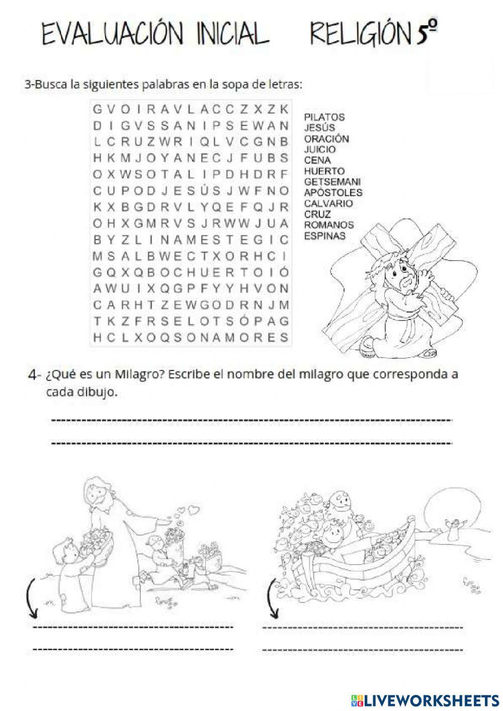 Evaluacion inicial 5º