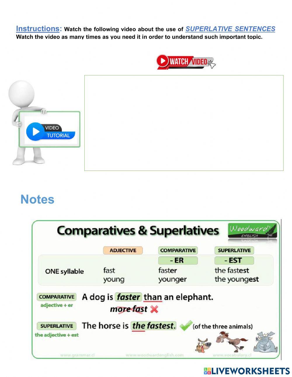 Comparative and Superlative Adjectives