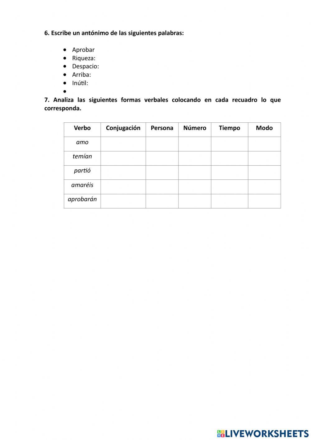 Evaluación inicial 2º ESO