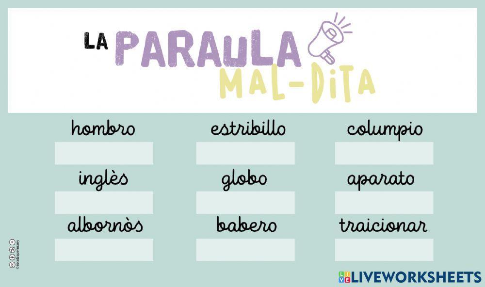 La Paraula Mal-Dita - II